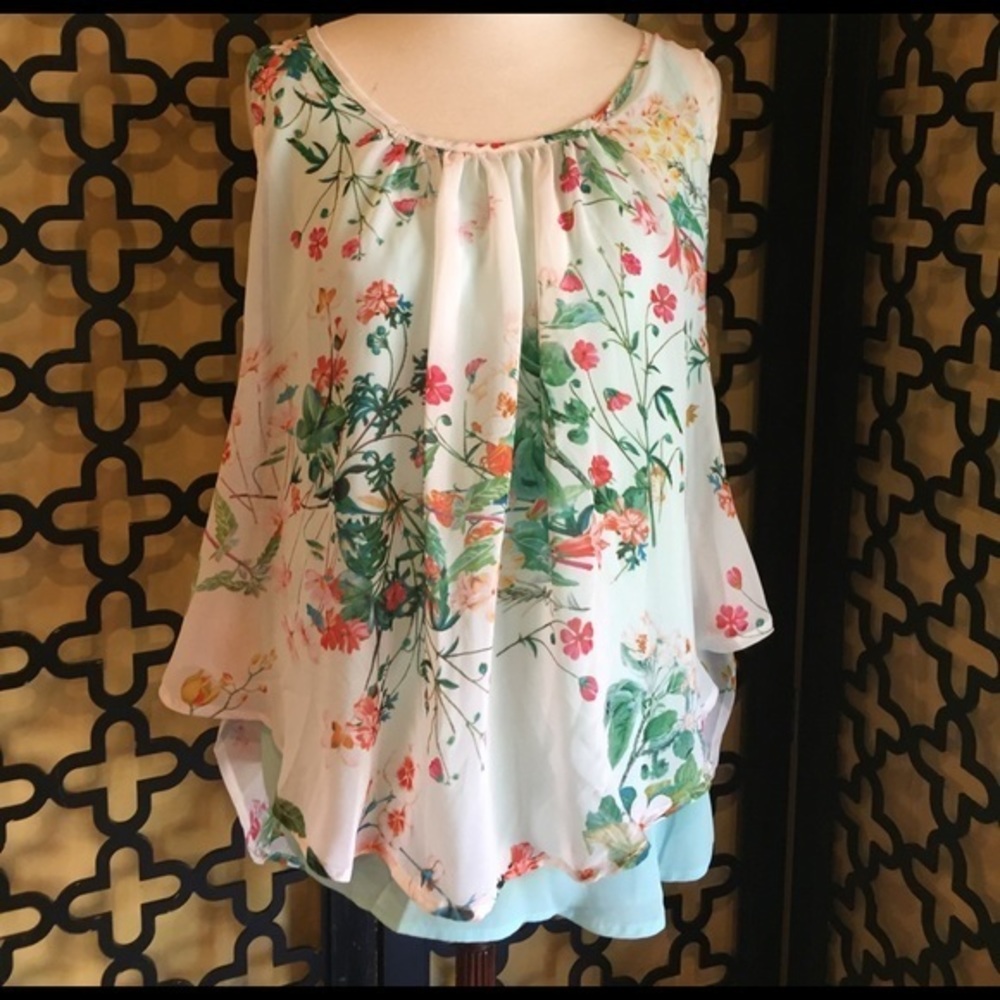 PATRIZIA LUCA MILANO FLORAL‎ BLOUSE